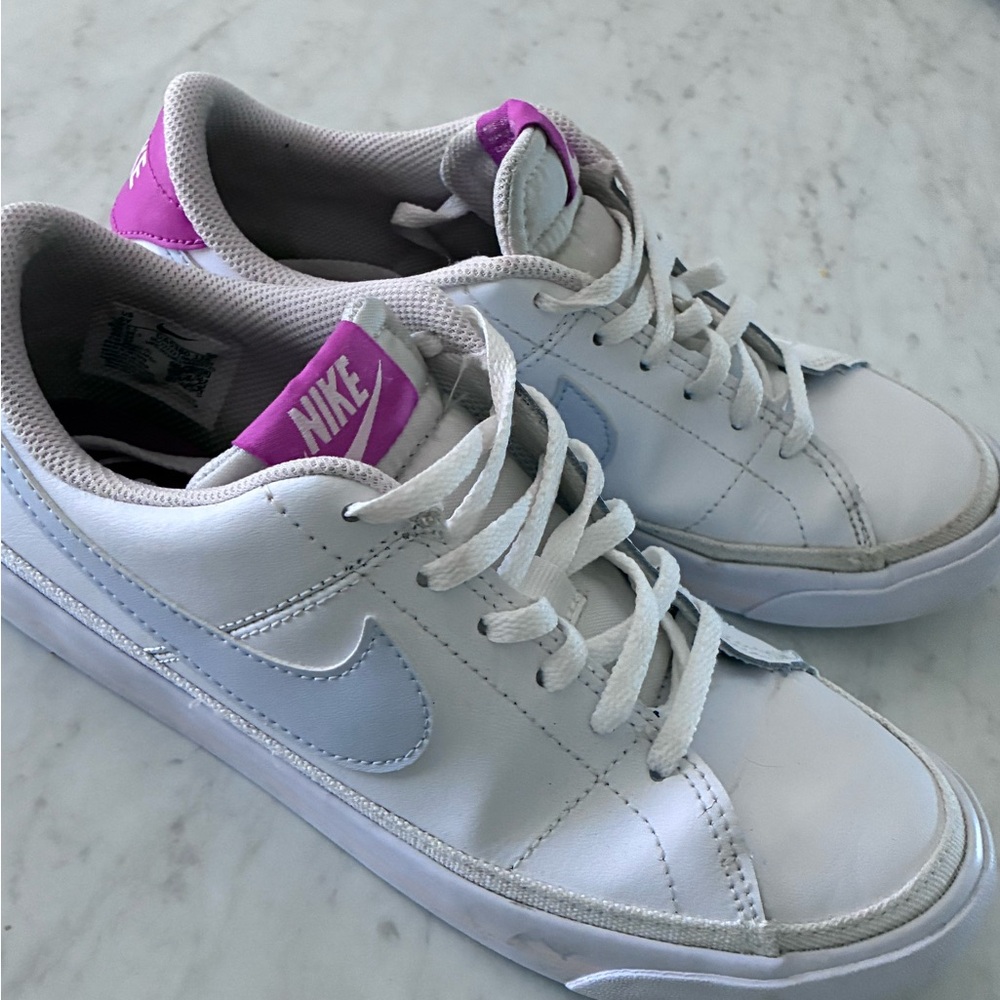 Nike Court Legacy GS (DA5380-116) in White/Pink